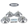 thumbnail image 3 of bedienty 4 Pieces Metal Pool Desk Leg Leveler Detachable Anti-rust Height Adjustable Billiards Table Foot Mat Accessories, 3 of 6
