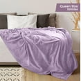 thumbnail image 2 of Cama polar Blanket Utopia, tamaño queen, lila, 300 g/m², 230 x 230 cm, 2 of 9