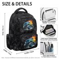 thumbnail image 5 of Psesaysky Truck Pattern Kids Backpacks with Multi-Pocket Water Resistant School Bags, Large Capacity 17" Book Bag for Elementary Hiking Back to School, 5 of 10