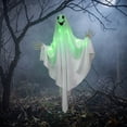 thumbnail image 6 of WDOBM Vintage Halloween Decor, Halloween Party Decor, Glowing Green Ghost Outdoor Yard Decor, Halloween Ghost, Light Up Halloween Decor for Spooky Holiday Gift, 6 of 7