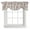 Brown, variant on Tie Up Valances for Windows, Farmhouse Flower Adjustable Valance Curtains Window Treatment for Living Room/Bedroom, Botanical Vintage Light Blue Leaf Rod Pocket Kitchen Curtains & Drapes 42x18 Inch