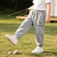 thumbnail image 2 of Bovxnpu Unisex Boys Sweatpants Comfortable Sweatpants for Kids Casual Trousers, 2 of 8