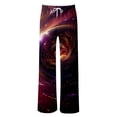 thumbnail image 3 of Zszcpp Jogging Pants For Men Galaxy Pattern Daily Life Leisure Long Fitted Drawstring Lounge Trousers Casual Trouser, 3 of 4