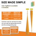 thumbnail image 3 of Remover de verrugas Tabla de piel de doble cara piel Herramienta de cuidado de la piel de la cara de la cara naranja, 3 of 8