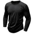 thumbnail image 5 of VJATTWR Men's Crew Neck Long-Sleeve T-Shirt Pocket Tee Xxl, 5 of 8