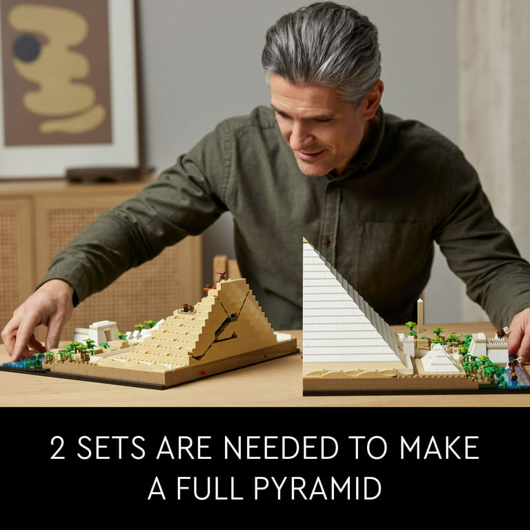 LEGO Architecture Pyramid of Giza Set 21058 Building Kit Gift Idea Historical Landmark Walmart