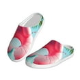 thumbnail image 2 of Xecao Tropical Flamingo Pool Float Print Cotton Slippers Fuzzy Warm Cozy Slippers Non Slip House Slippers For Indoor Outdoor Cotton Slippers House Slippers-35/36, 2 of 7