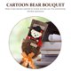 thumbnail image 3 of KAKOWELY Ramo de oso de regalo de graduación Precioso ramo de oso de decoración Elegante regalo de oso, 3 of 5