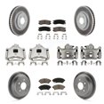 thumbnail image 1 of Transit Auto Front Rear Disc Brake Caliper Coated Rotors and Ceramic Pads Kit (10Pc) for Car 2000-2004 Chevrolet Impala Monte Carlo KCG-100874C, 1 of 11