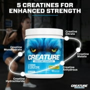 CREATURE® Creatine Complex-Builds Muscle, Strength, Stamina, Unflavored, 60 Servings