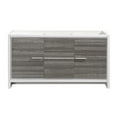 thumbnail image 2 of Fresca Allier Rio 60" Single Sink Modern Wood Bathroom Cabinet in Ash Gray, 2 of 4