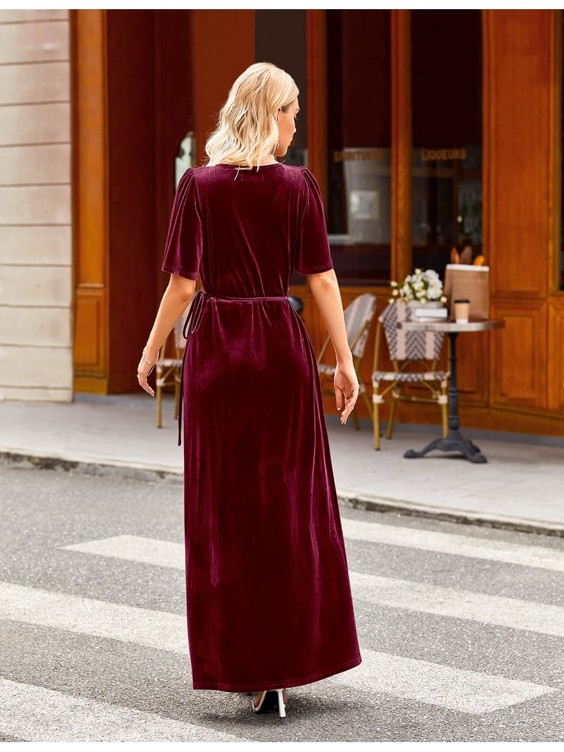 casual pregnant women dress Angel Maternity Cara Cobalt Blue Maternity Maxi short sleeves MISCELLANEOUS DRESS Club L London orange Size Alpha:UK-M