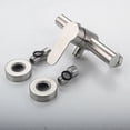 thumbnail image 3 of Stainless Steel Shower Mixer Tap - Wall-Mounted Single Lever for Hot & Cold Water Bathroom Fixture, 3 of 4