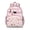Pink-9, variant on Science Classroom Waterproof Backpack - Breathable Padded School Bag with Chest Strap, Scientific Knowledge Inspired Design for Teenagers & Students, Lightweight & Durable
