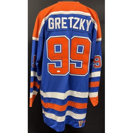 Wayne Gretzky Signed Mitchell Ness Authentic Edmonton Oilers Jersey JSA COA