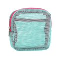 thumbnail image 2 of Bolsa de cosméticos con cordón de malla multicolor color caramelo de gran capacidad, 2 of 11