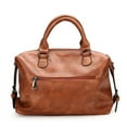 thumbnail image 2 of Women Leather Fashion Ladies Messenger Handbag Shoulder Bag Tote Satchel Purse Brown, 2 of 7