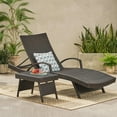 thumbnail image 5 of Stratford Outdoor Wicker Adjustable Chaise Lounge With Arms With Table, 5 of 13