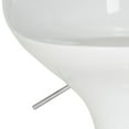 thumbnail image 5 of SAFAVIEH Zorab Round Swivel Mid Back Bar Stool, White, 5 of 6