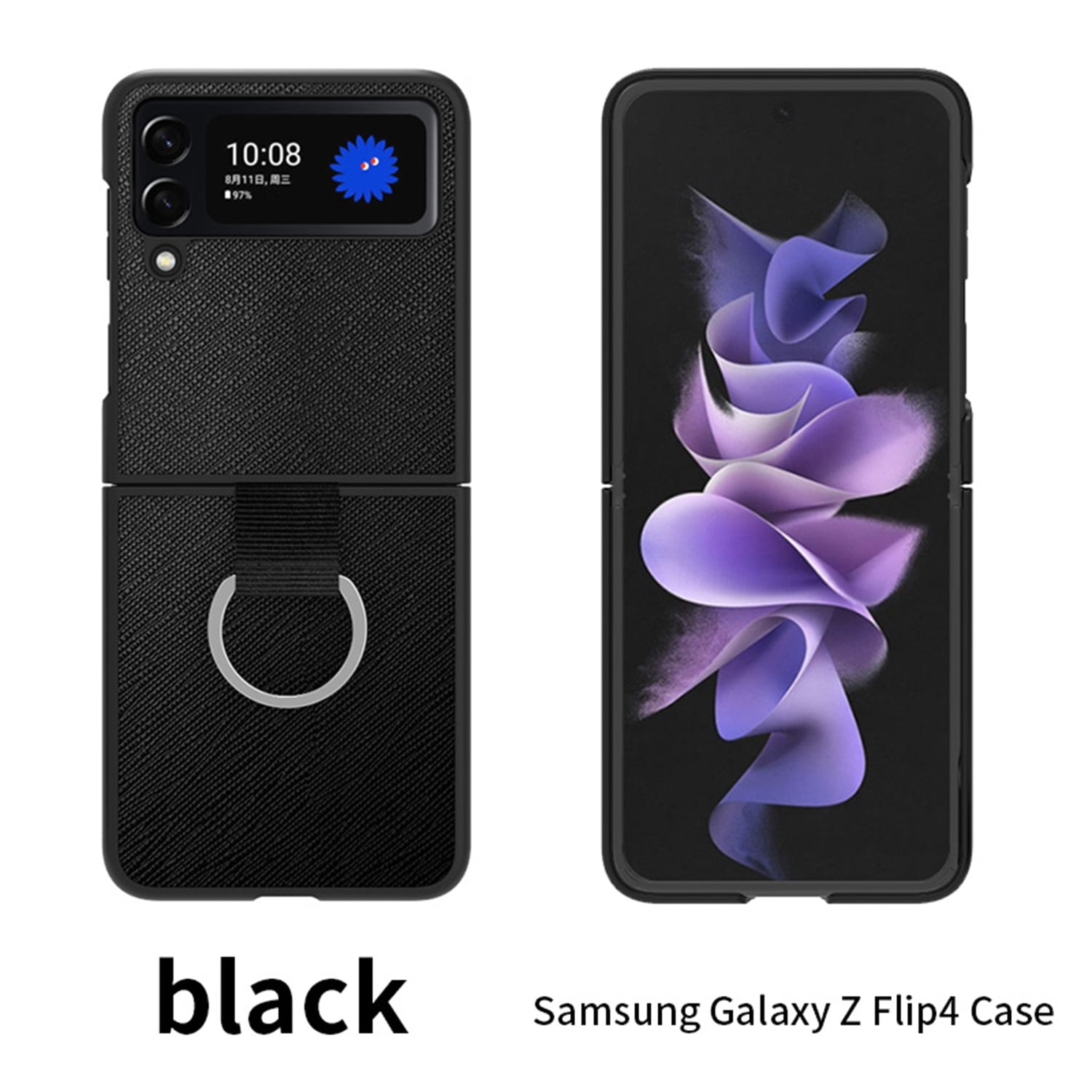 For Samsung Galaxy Z Flip 3 Case, TECH CIRCLE Slim Fit Soft TPU