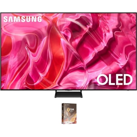 Samsung QN77S90CAFXZA 77" 4K OLED Smart TV with AI Upscaling with an Additional 1 Year Coverage by Amber Protect (2023)
