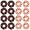Basketball, variant on 16PCS Basketball Hair Scrunchies, Sport Elastics Hair Ties Silk Scrunchies for Cheerleading Sports Fans