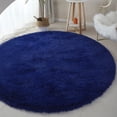 thumbnail image 2 of YouLoveIt Round Fluffy Soft Area Rugs for Kids Room Plush Shaggy Carpet Cute Circle Rug for Kids Boys Girls Bedroom Living Room Home Decor Circular Carpet, 4x4ft, 5.3x5.3ft, 6x6ft, 2 of 8