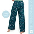 thumbnail image 3 of Hello Mello Signature Soft Pajama Lounge Pants Bottoms, Midnight Mirage Small/Medium (Women's), 3 of 8