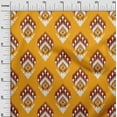 thumbnail image 3 of oneOone Cotton Cambric Yellow Fabric Asian Ikat Sewing Craft Projects Fabric Prints By Yard 56 Inch Wide, 3 of 4