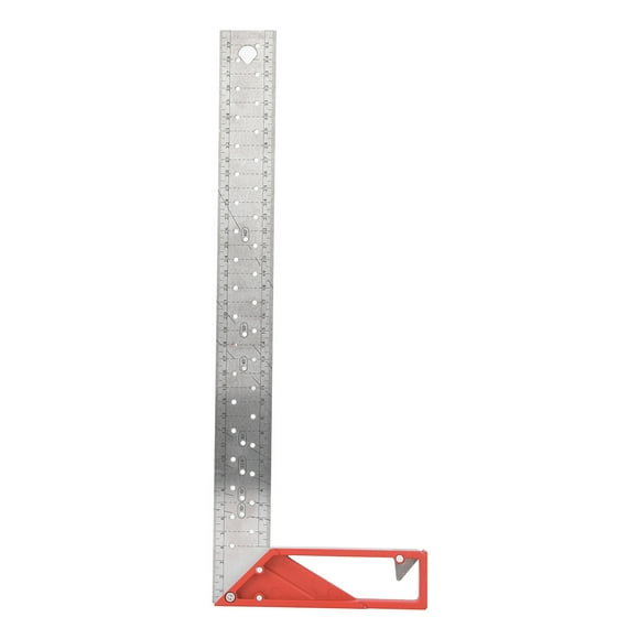 Stainless Steel Ruler, Woodworking Ruler,  Rust Resistance Three-Sided Finish Milling For Industrial 40CM