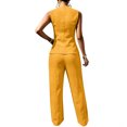 thumbnail image 2 of HBDesign Women Summer Seersucker 2 Piece Set V-Neck Vest Wide Leg Pants Slim Fit Outfit, 2 of 6