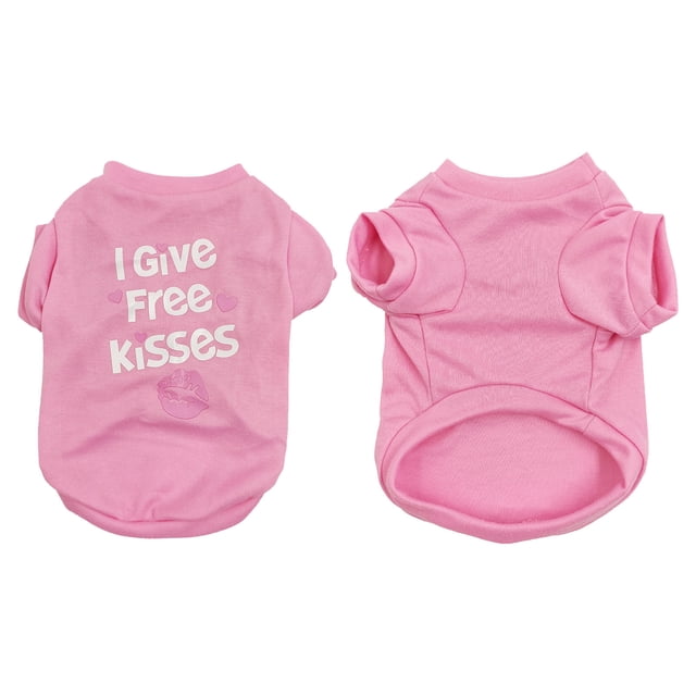 Stylish Summer Pet T Shirt for Dogs with Adorable Print Design Comfortable and Breathable Apparel