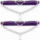 thumbnail image 1 of Adjustable Heart Leg Garter Belt Heart with Chain Elastic Thigh Garters for Women 2Pcs, 1 of 4