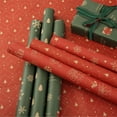 thumbnail image 5 of Noothes Christmas Wrapping Paper Roll with 12 Traditional Holiday Designs Santa Snowflakes Trees 70x50cm Xmas Gift Wrap for Crafts, 5 of 9