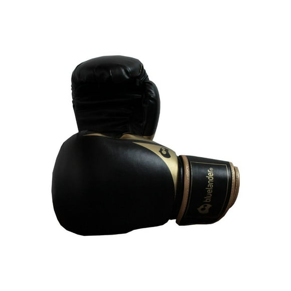 Guantes de Box Bluelander Negros con Dorado 10 Oz Bluelander BOX-M1-10-NegroDorado