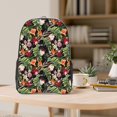 thumbnail image 5 of Susaid Watercolor Tropical Flowers Print Clear Backpack See Through Transparent Plastic Clear Bookbags for School, College, Stadium,Work, 5 of 7