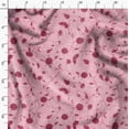 thumbnail image 3 of Soimoi Cotton Satin Spandex Pink Fabric By the Yard - 54 Inch Wide -Floral & Leaf Floral Pattern Fabric - Botanical and Elegant Designs for Various Uses Printed Fabric, 3 of 6