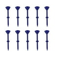 thumbnail image 2 of Qiopertar Golf Tees, 10PCS Plastic Golf Tees with Low Resistance Design, Non-Limiting Nails for Improved Stability, Durable PE Material Golf Accessories for Course Practice Driving Range, Dark Blue, 2 of 6