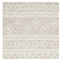 thumbnail image 4 of SAFAVIEH Micro-Loop Regis Geometric Aztec Wool Area Rug, Beige/Ivory, 5' x 8', 4 of 6