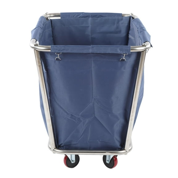 Commercial Laundry Car Heavy Duty Stainless Steel Basket Industrial Rolling Hamper 350L