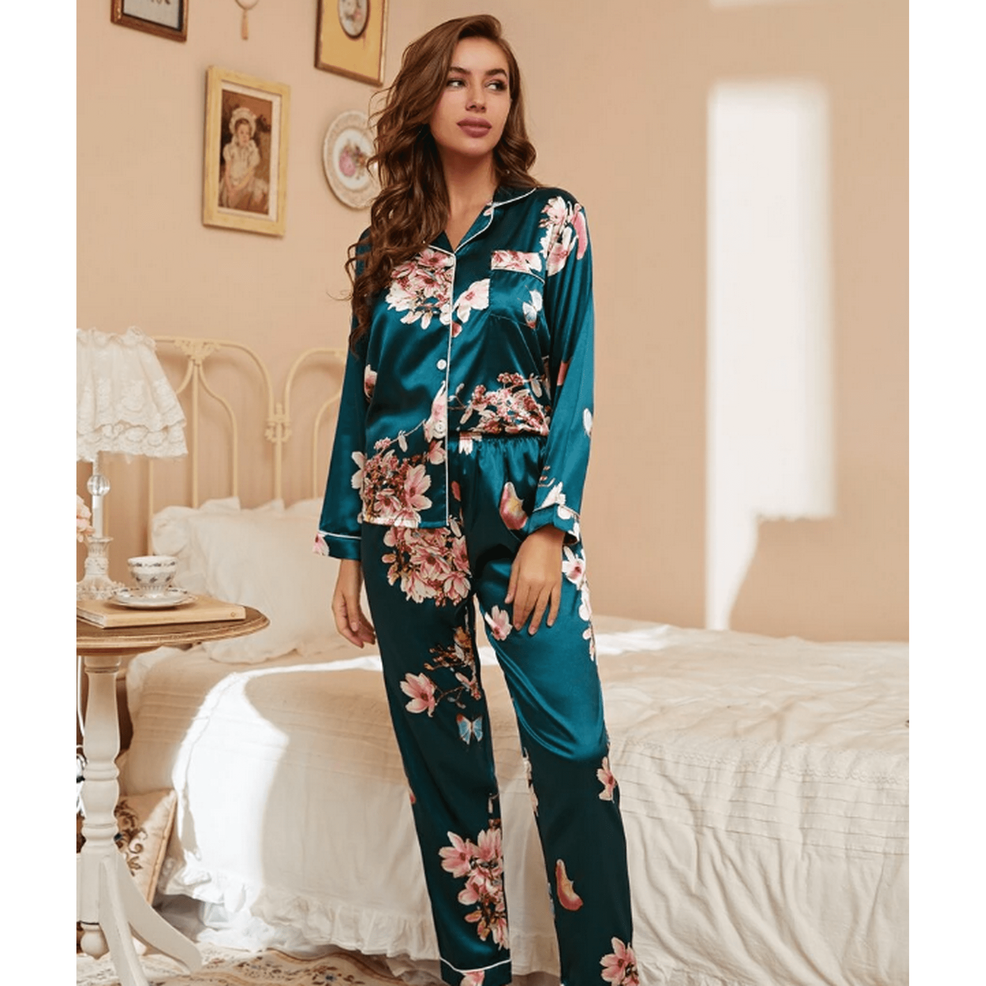 Night suit for old ladies sale