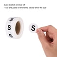 thumbnail image 4 of Unique Bargains Clothing S Small Size Sticker Label Coding Label 25mm/1inch Dia 1 Roll 500 Round Adhesive Labels, 4 of 5
