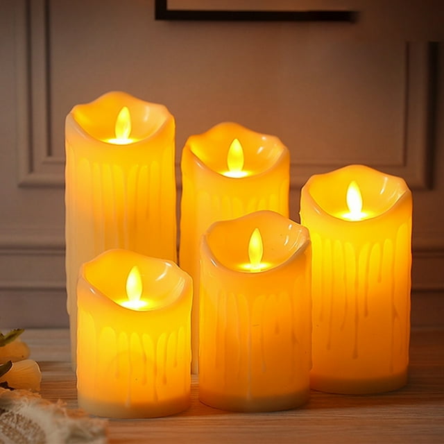 ¡Últimas Unidades a Precios Bajos!, Vela electrónica de simulación, vela LED, velas de té, velas en forma de lágrima, decoración, luces de acera para bodas y Navidad Akmoler