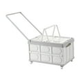 thumbnail image 3 of GARENDE Camping Storage Box Foldable Car Trunk Storage Bin for Picnic Indoor Clothes Small Wheels, 3 of 9