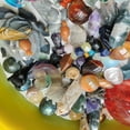thumbnail image 5 of Crystal Spoon Mystery Crystal Tower Point Sphere Sculpture Quartz Crystal Raw DIY Crystal Jewelry Home Office Desk Meditation Decor Gifts, 5 of 10