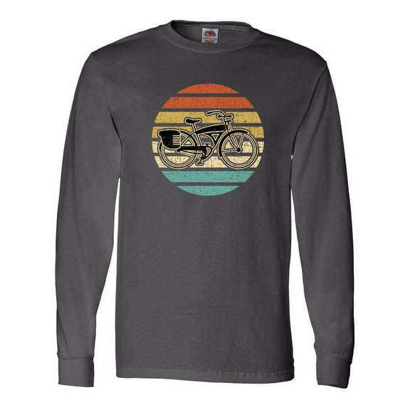 Inktastic Cycling Vintage Bicycle for Cyclist Long Sleeve T-Shirt