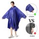 thumbnail image 4 of Poncho de lluvia para mujer, unisex, impermeable, impermeable, para festivales, poncho de lluvia reutilizable, senderismo, ciclismo, al aire libre, chaqueta de lluvia multiusos con capucha, 4 of 5