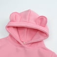 thumbnail image 5 of Hoodies Boys Hot Pink Hooded Casual Long Sleeve Sweatshirts Winter Clothes Girls Sweatshirts Size 3-4 Years Boys Girls Fashion, 5 of 9