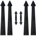 thumbnail image 1 of Magnetic Garage Door Decorative Kit Hardware Weather Resistant Faux Hinges Handles Easy Installation, 1 of 9