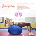 thumbnail image 3 of Pelota de Yoga, Pilates IDEA NUOVA  Azul 65 cm, 3 of 7